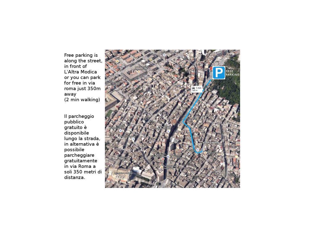 L'Altra Modica Locazione Turistica Daire Dış mekan fotoğraf